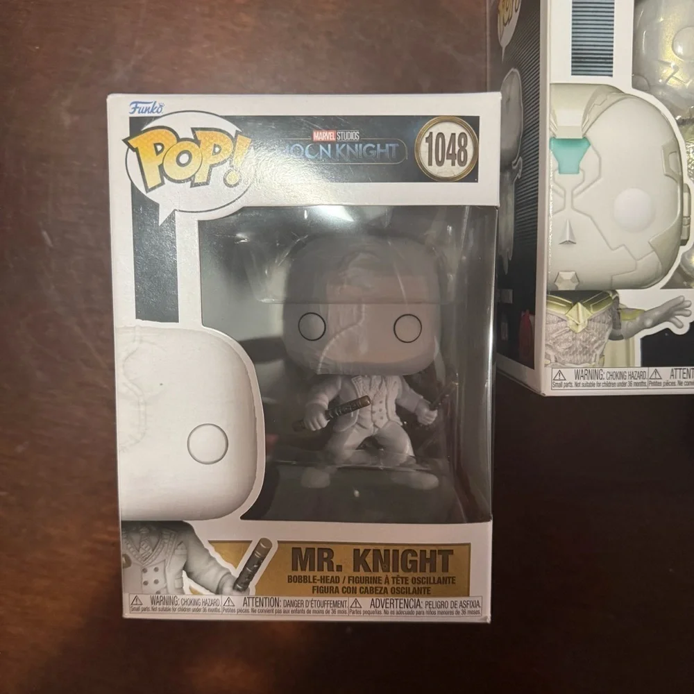 Marvel Moon Knight And The Vision Funko Pop Lot White Costume Funko Lot (ALL 3)